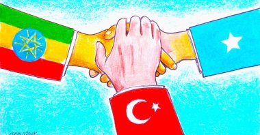 &quot;Türkiye’s diplomatic credibility and trust-building mechanisms coupled with a realistic approach to the tensions between Ethiopia and Somalia have led to the fruitful conclusion of the detente between the two countries.&quot; (Illustration by Erhan Yalvaç)