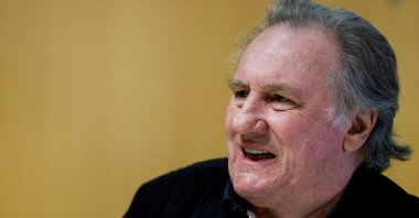 French actor Gerard Depardieu looks on at the courthouse, as his trial over accusations of sexual assault of two women, which prosecutors say took place during the filming in 2021 of &quot;Les Volets Verts,&quot; continues, Paris, France, March 26, 2025. (Reuters Photo)