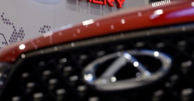 A view shows the logo of Chinese automaker Chery at a dealership in Saint Petersburg, Russia, Sept. 30, 2024. (Reuters Photo)