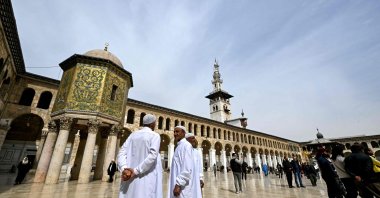 Syrians visit the Umayyad mosque during Islam&#039;s holy fasting month of Ramadan, Damascus, Syria, March 3, 2025. (AFP Photo)
