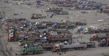 Afghan refugees settle in a camp near the Torkham Pakistan-Afghanistan border, Torkham, Afghanistan, Nov. 3, 2023. (AP Photo)