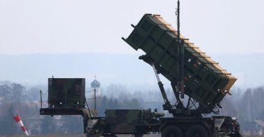 A U.S. Army MIM-104 Patriot, a surface-to-air missile (SAM) system launcher is pictured at Rzeszow-Jasionka airport, Poland, March 16, 2022. (Reuters File Photo)