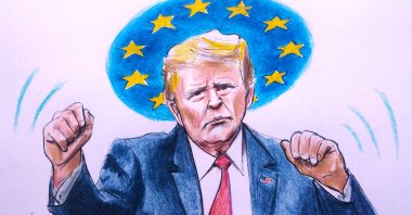 &quot;The reelection of Donald Trump as the president of the United States has caused great concern in European countries.&quot; (Illustration by Erhan Yalvaç)