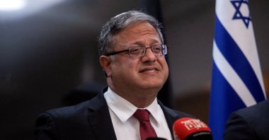 Israeli National Security Minister and head of Jewish Power party Itamar Ben-Gvir gives a statement to members of the press ahead of a possible cease-fire between Israel and Hamas in Jerusalem, Jan. 16, 2025. (Reuters File Photo)