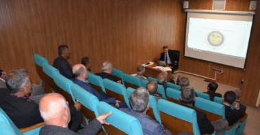 Elderly students attend classes at Şırnak University as part of the &quot;60 Rejuvenation University Project,&quot; Şırnak, Türkiye, April 3, 2025. (AA Photo)