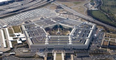 The Pentagon is seen from the air in Washington, U.S., March 3, 2022. (Reuters File Photo)