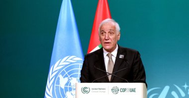 Armenian President Vahagn Khachaturyan delivers a national statement at the World Climate Action Summit during the United Nations Climate Change Conference (COP28) in Dubai, United Arab Emirates, Dec. 1, 2023. (Reuters File Photo)
