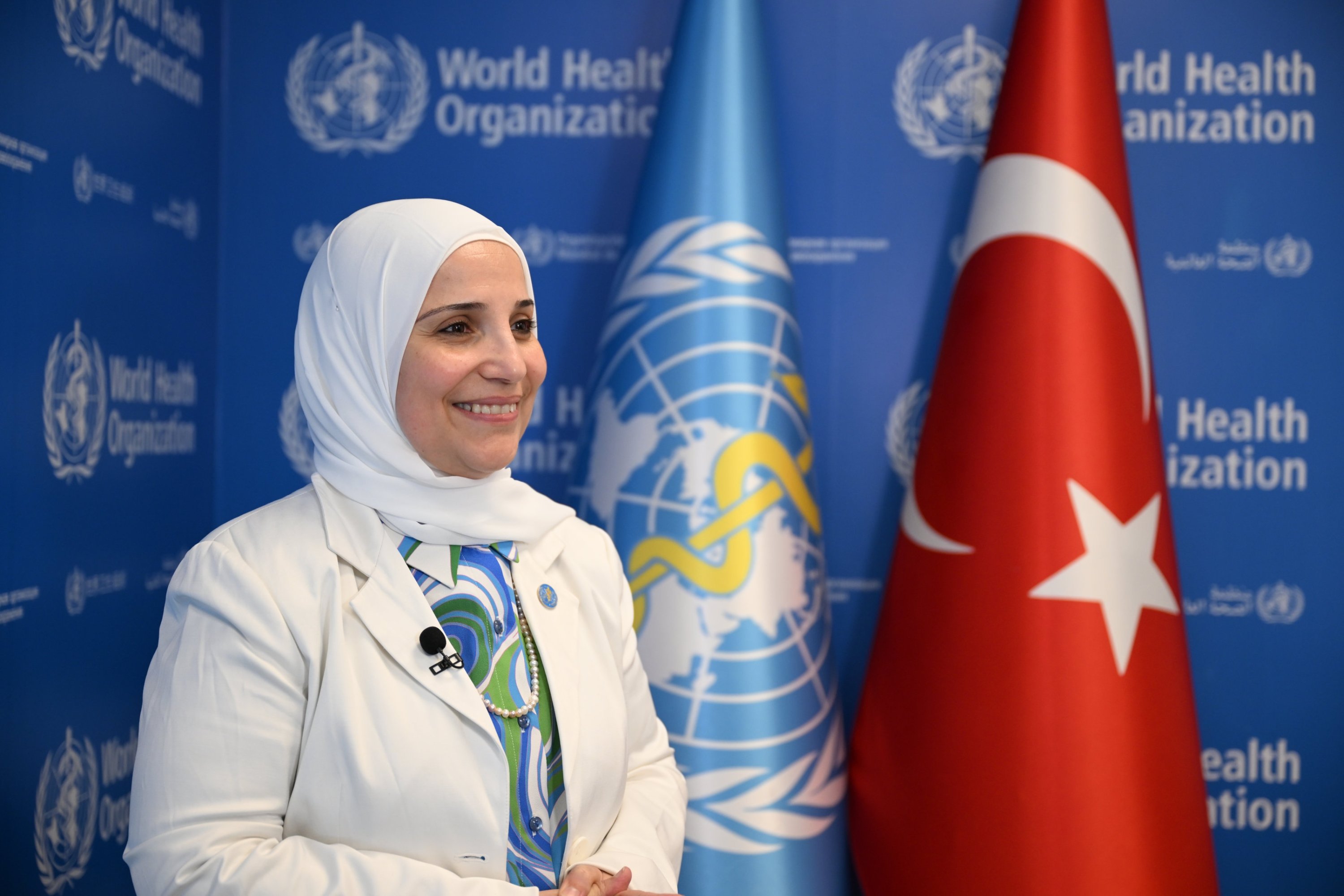 Dr. Tasnim Ghaleb Sadeq Atatrah, the new WHO Representative in Türkiye. (AA Photo)