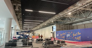 Waiting area at a terminal of Antalya Airport, Antalya, southern Türkiye, April 6, 2025. (IHA Photo)