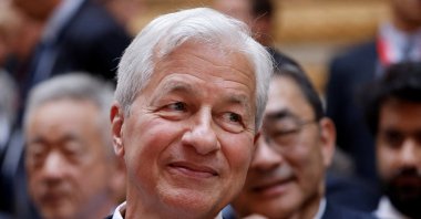 JPMorgan Chase CEO Jamie Dimon looks on as he attends the seventh "Choose France Summit," aiming to attract foreign investors to the country, at the Chateau de Versailles, outside Paris, France, May 13, 2024. (Reuters Photo)