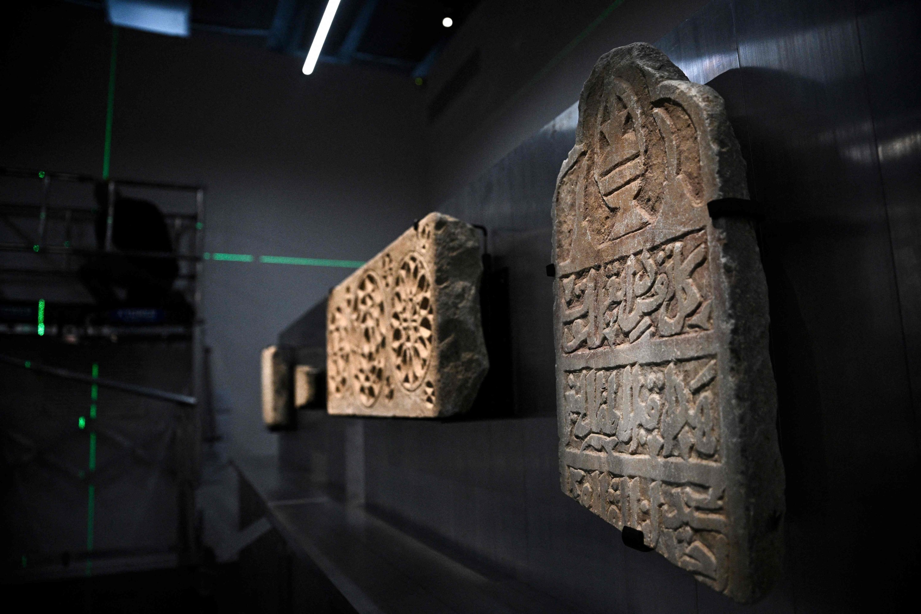 Antiques on display at the archaeological heritage exhibition