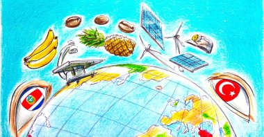 &quot;The collaboration between Türkiye and Costa Rica could be a model for how nations can work together to achieve sustainable growth.&quot; (Illustration by Erhan Yalvaç)