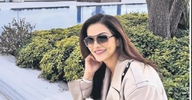 Indian actor Pallavi Kulkarni poses for a photo, Istanbul, Türkiye. (Sabah Photo)