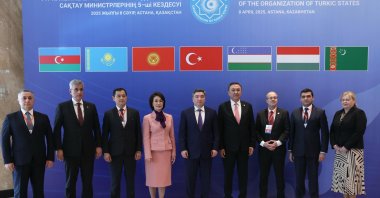 Health ministers from the Turkic world gather for the 5th OTS Health Ministers Meeting, Astana, Kazakhstan, April 8, 2025. (AA Photo)