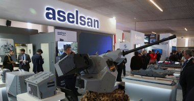 People visit the stand of Turkish defense company Aselsan during the International Defense Maritime Exhibition for Latin America, named Exponaval 2024, Valparaiso, Chile, Dec. 3, 2024. (Reuters Photo)