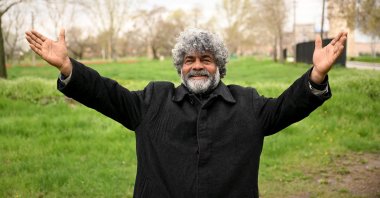 Çeribaşı Fikri Ocak poses during an interview with Anadolu Agency (AA), Edirne, northwestern Türkiye, April 8, 2025. (AA Photo)