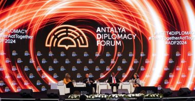 The diplomacy tunnel is seen at the NEST Congress center, Antalya, Türkiye, in this undated photo (DHA Photo)
