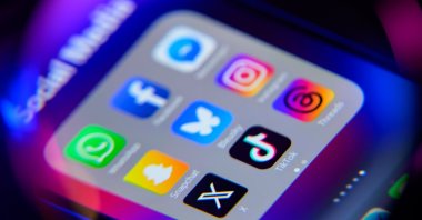 Social media mobile apps are seen in this photo illustration, Brussels, Belgium, Feb. 8, 2025. (Reuters Photo)