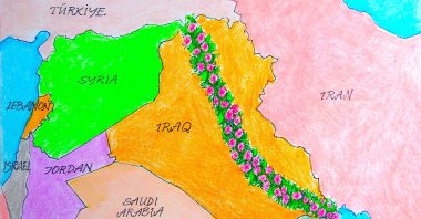 &quot;The Development Road offers a pathway toward regional relevant, but only if Iraq can traverse its internal divisions and reclaim control over its future.&quot; (Illustration by Erhan Yalvaç)