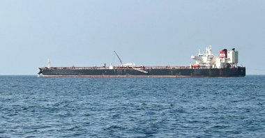 Crude oil tanker Otis delivers crude oil for the Dangote Refinery, Lagos, Nigeria, Dec. 9, 2023. (Reuters Photo)