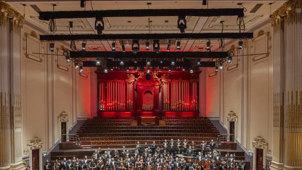 A scene from a Borusan Istanbul Philharmonic Orchestra performance. (Courtesy of Hakan Uç)