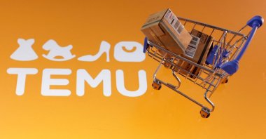 Temu logo is seen in this illustration taken, Feb. 11, 2025. (Reuters Photo)