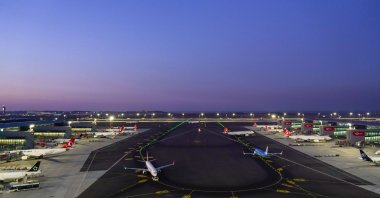 An aerial view of Istanbul Airport, Istanbul, Türkiye, April 16, 2025. (AA Photo)