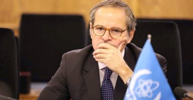 International Atomic Energy Agency (IAEA) Director-General Rafael Grossi meets with Iranian officials in Tehran, Iran, April 17, 2025. (Reuters Photo)