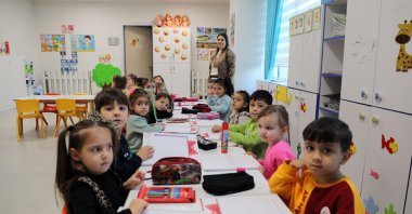 Children play in newly prepared daycare and short break centers, Muğla, Türkiye, April 14, 2025. (IHA Photo)