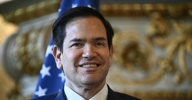 U.S. Secretary of State Marco Rubio speaks on the possibility of a peace deal between Ukraine and Russia during a press conference, Paris, France, April 18, 2025. (IHA Photo)