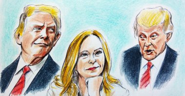 &quot;Meloni is proposing herself as a &quot;bridge&quot; between Washington and Brussels, a role welcomed by Trump.&quot; (Illustraion by Erhan Yalvaç)