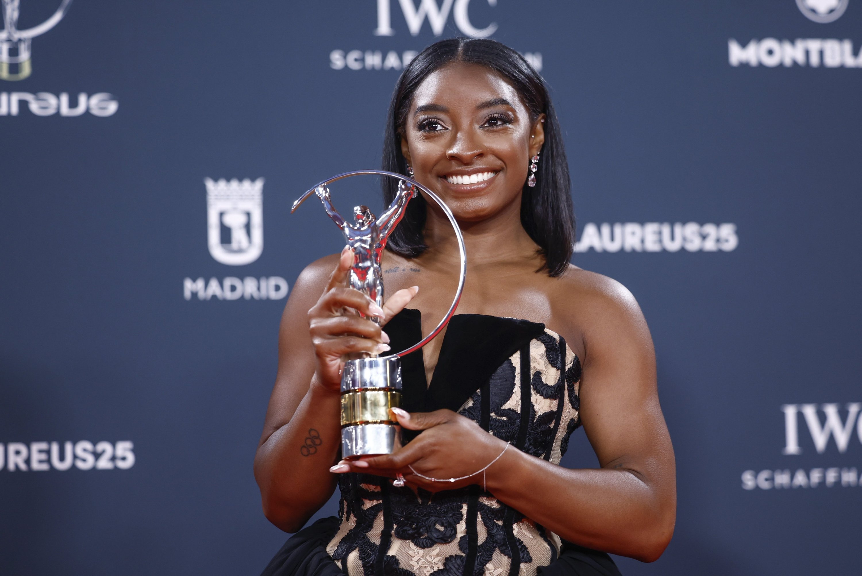 Simone Biles Steals Show As Duplantis Raises Bar At Laureus Awards Simone Biles Steals Show As Duplantis Raises Bar At Laureus Awards