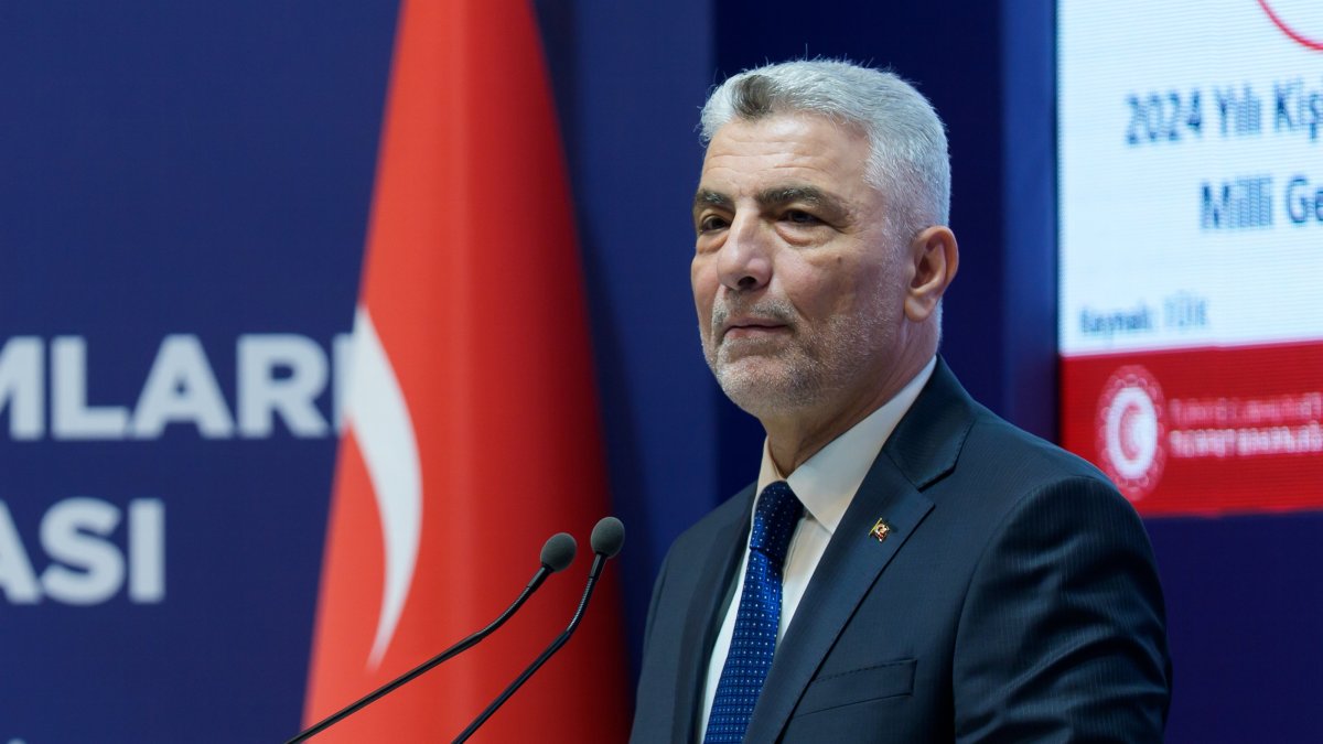 Trade Minister Ömer Bolat speaks during an event in Ankara, Türkiye, April 4, 2025. (AA Photo)
