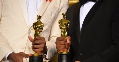 Winners with their Oscar trophies in the photo room at the 89th Academy Awards, Dolby Theatre, Los Angeles, U.S. (Shutterstock Photo)