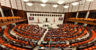An undated archive photo of Parliament, Ankara, Türkiye (DHA Photo)