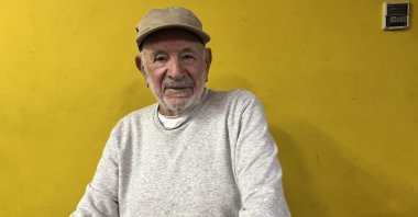 Argentinian Jewish actor Norman Briski poses for the photo, Buenos Aires, Argentina, April 8, 2025. (AA Photo)