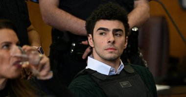 Luigi Mangione, the suspect in the killing of UnitedHealth Group chief executive Brian Thompson, appears in Manhattan Supreme Court on New York state murder and terrorism charges in New York City, U.S., Feb. 21, 2025. (Reuters File Photo)