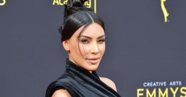 Kim Kardashian West attends the 2019 Creative Arts Emmy Awards, Los Angeles, California, U.S., Sept. 14, 2019. (AFP Photo)