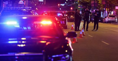 Police officers work at the scene after a vehicle drove into a crowd at the Lapu Lapu day block party, in what police say has left multiple people killed and injured, in Vancouver, Canada, April 26, 2025. (Reuters Photo)