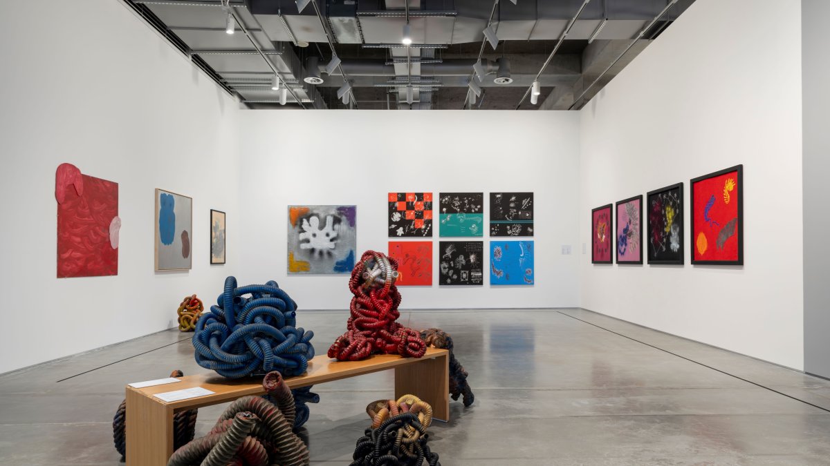 Artwork by Ömer Uluç displayed at Istanbul Modern, Istanbul, Türkiye, Feb. 7, 2025. (Courtesy of Istanbul Modern)