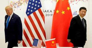 U.S. President Donald Trump attends a bilateral meeting with China&#039;s President Xi Jinping during the G-20 leaders summit, Osaka, Japan, June 29, 2019. (Reuters Photo)