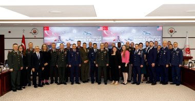 Defense ministry officials of both Türkiye and the U.S. are seen during a High Level Defense Group meeting held in the capital Ankara, Türkiye, April 28, 2025 (AA Photo)
 