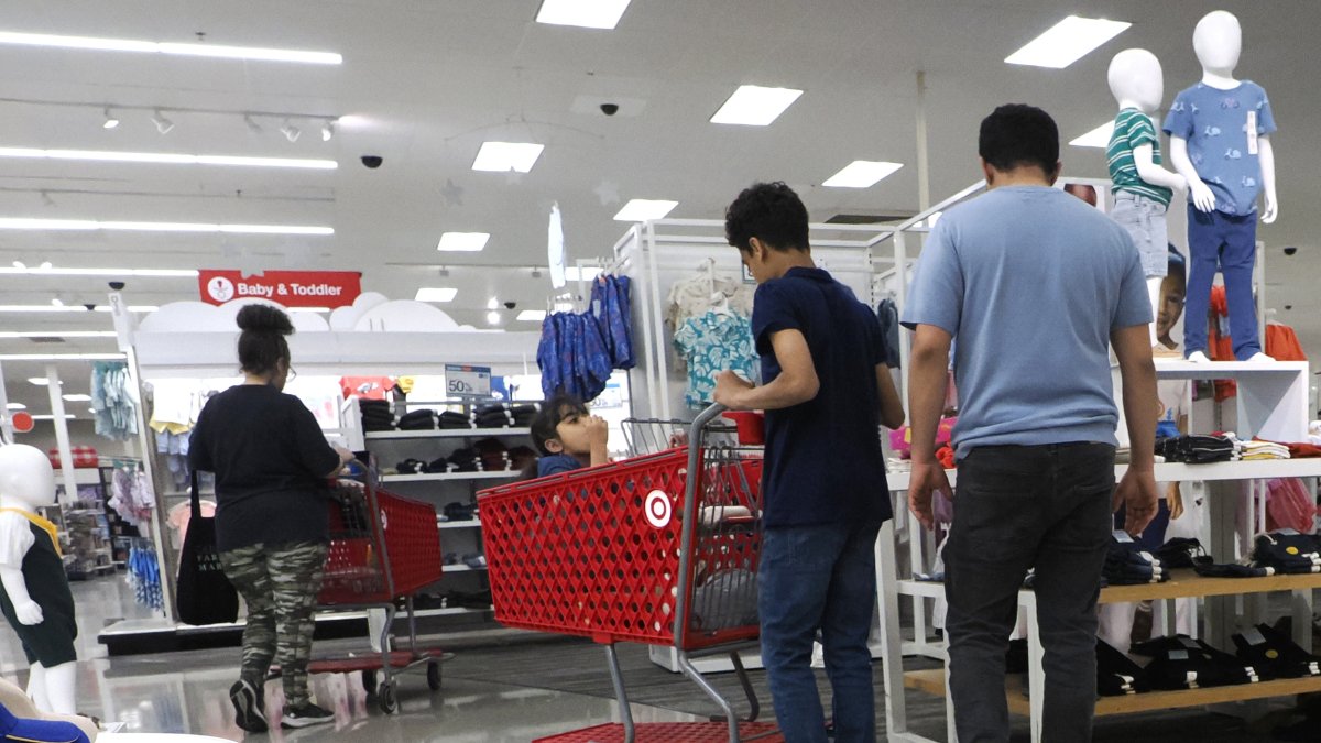 Shoppers at a Target store in San Leandro, California, U.S., April 30, 2025. (EPA Photo)