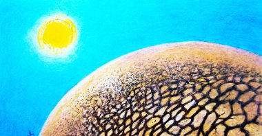 &quot;In the last 12-month drought maps, more than half of the country’s land faces the threat of drought.&quot; (Illustration by Erhan Yalvaç)