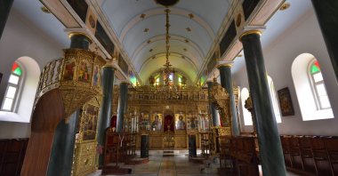 An interior view of the Halki, or Heybeliada, Seminary, Istanbul, Türkiye, Aug. 3, 2013. (AP Photo)