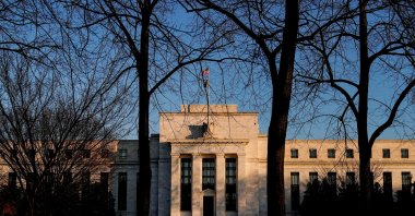 The U.S. Federal Reserve (Fed) building, Washington, U.S., Jan. 26, 2022. (Reuters Photo)