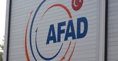 Logo of the Disaster and Emergency Management Authority (AFAD) on a vehicle. Erzurum, Türkiye, Oct. 29, 2023. (Shutterstock Photo)
