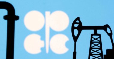 The OPEC logo is seen in this illustration taken on Oct. 8, 2023. (Reuters Photo)