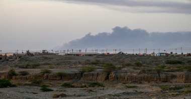 Smoke rises from the airport following reported attacks early, Port Sudan, Sudan, May 4, 2025. (AFP Photo)