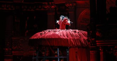 American singer and songwriter Lady Gaga (C) performs during a free mega concert at Copacabana beach, Rio de Janeiro, Brazil, May 3, 2025. (EPA Photo)